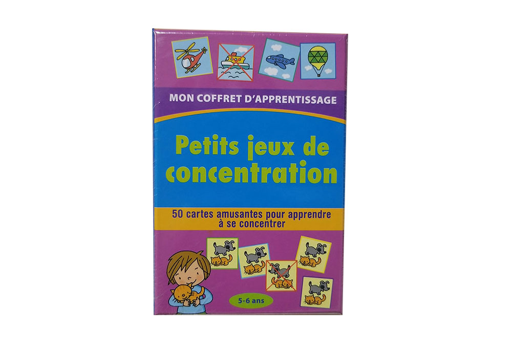 Children's intellectual game card
