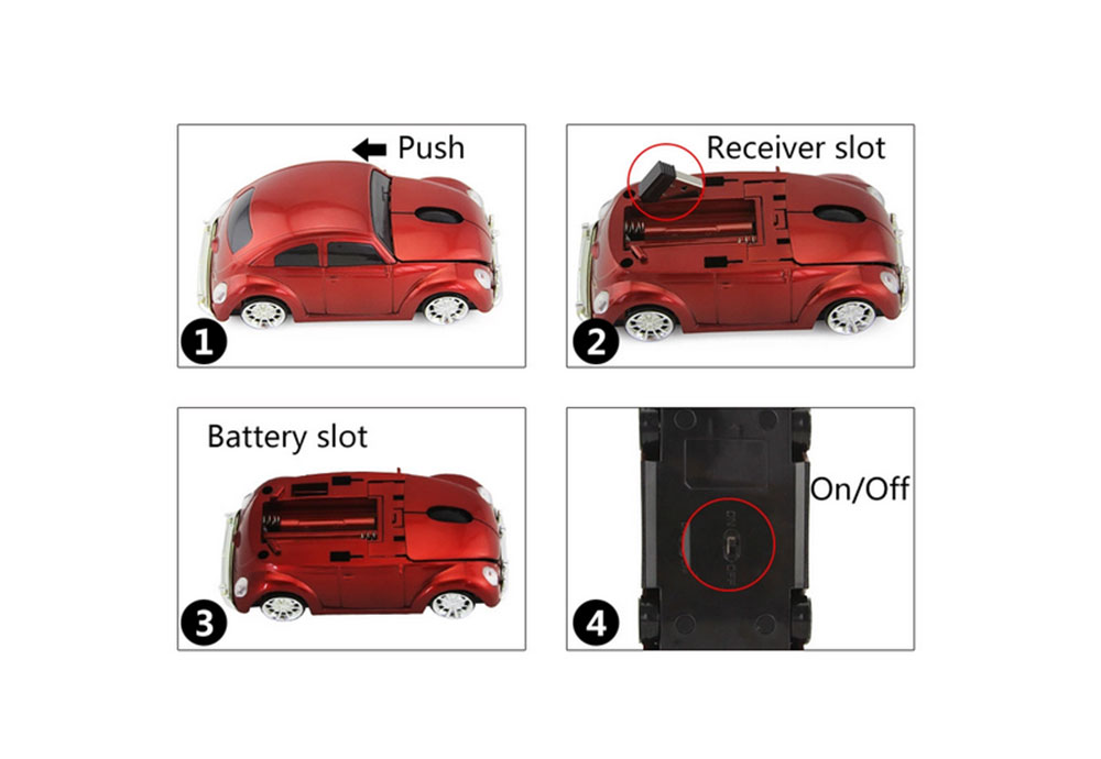 Car Shape Computer Mouse