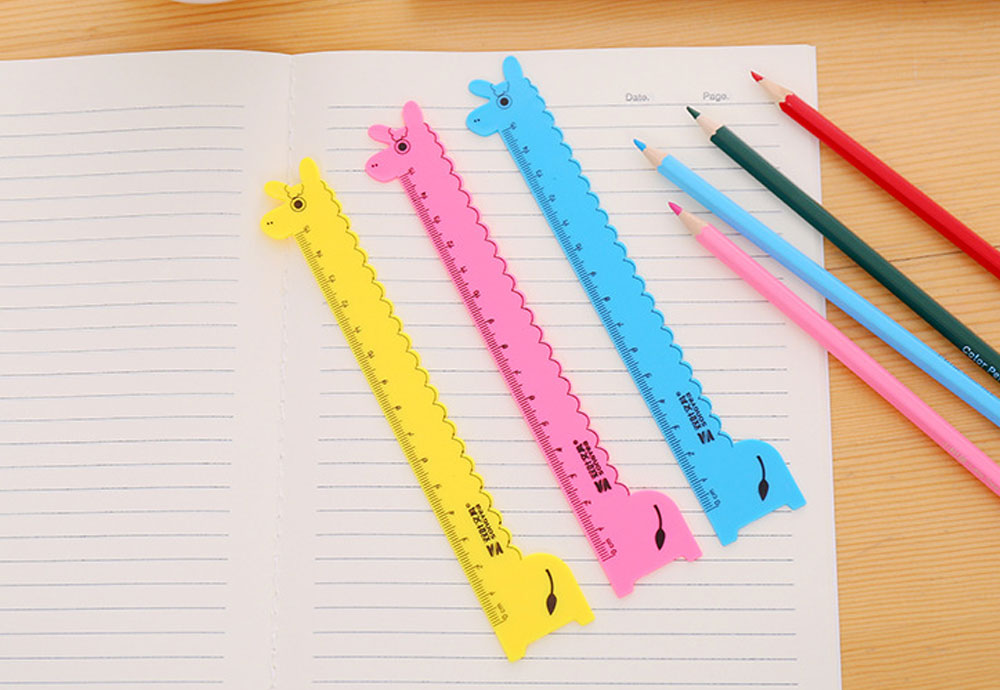 Cartoon Giraffe Shape Rulers