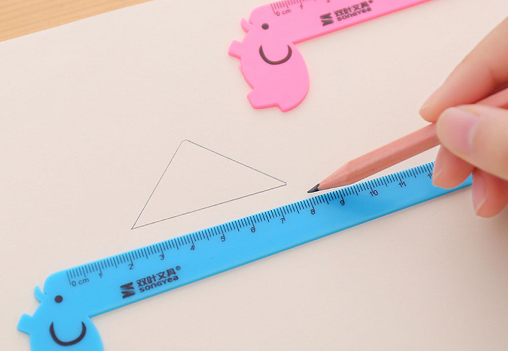 Cartoon Giraffe Shape Rulers