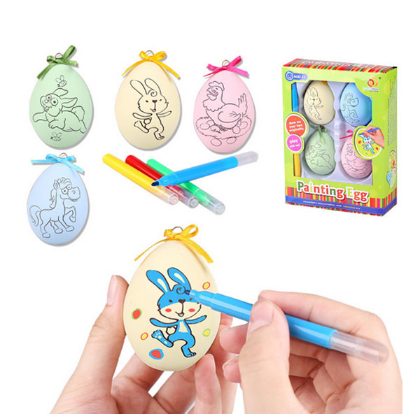 DIY Intelligent Hand Painted Color Eggs