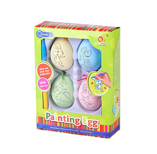 DIY Intelligent Hand Painted Color Eggs