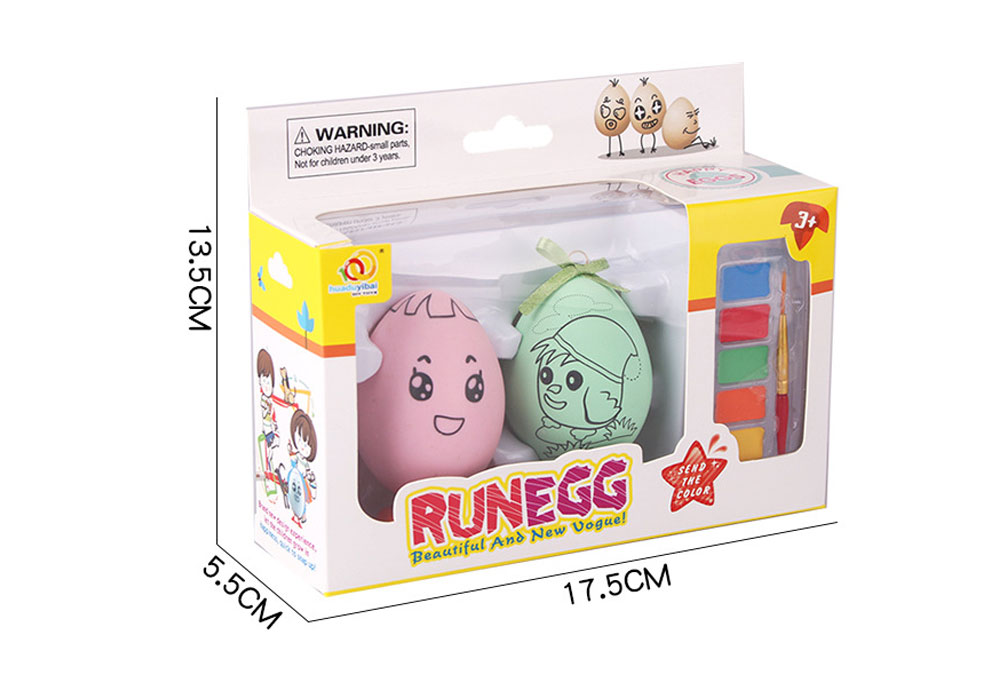 DIY Intelligent Hand Painted Color Eggs