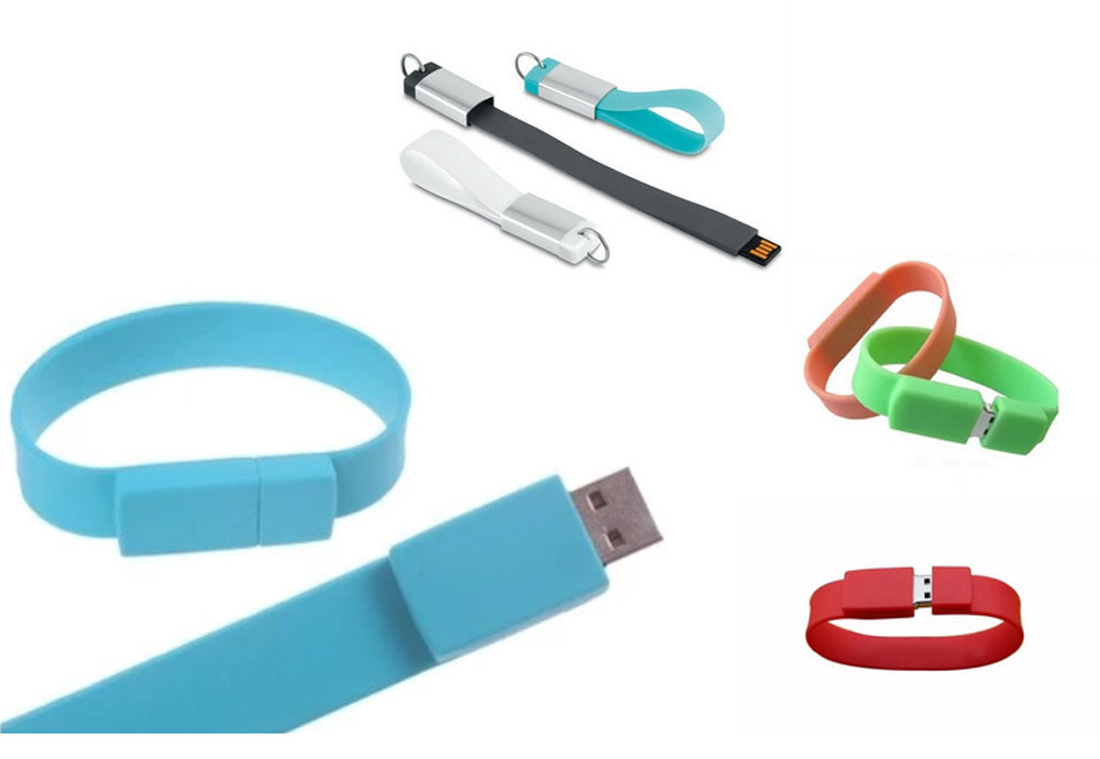 new trending products High-end cheap silicone portable bracelet USB flash drive
