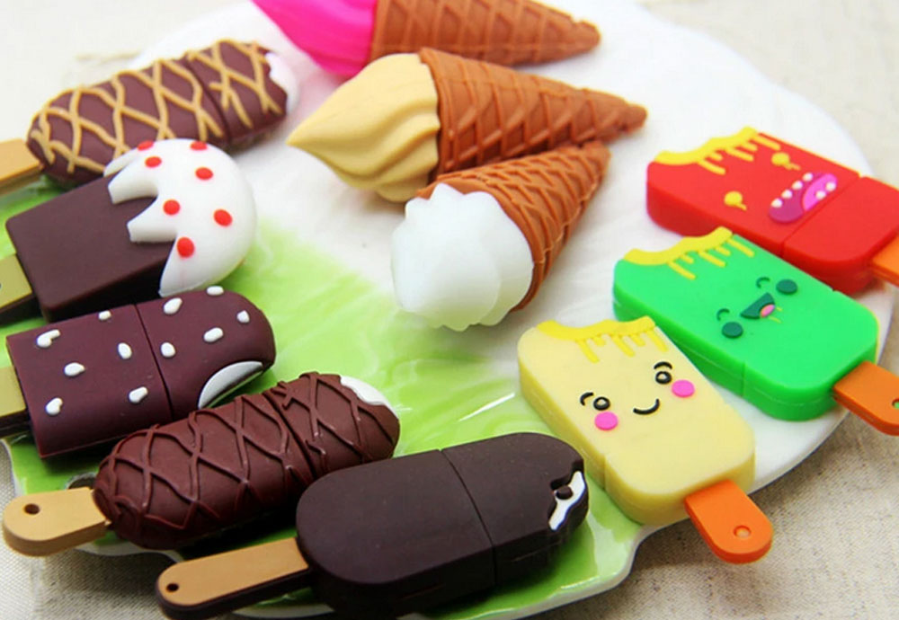 Cartoon Pen Drive USB 2.0 Custom Logo 8GB 16GB 32Gb 64 GB USB Flash Drive, Gift USB Stick