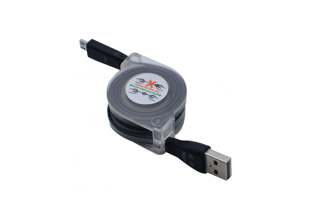 Led Rainbow Color Smiling Face Android Expansionable Data Cable