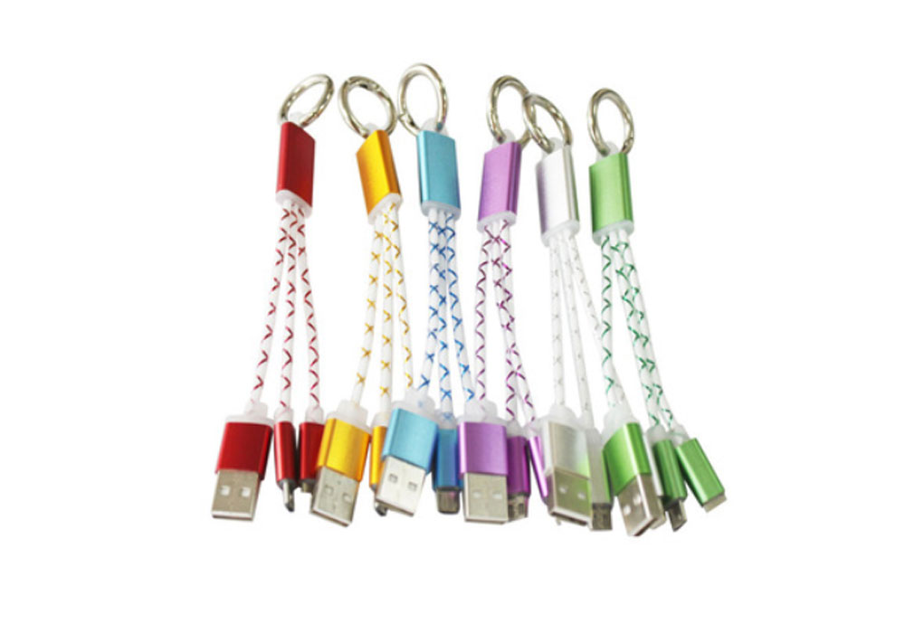 Multi-functional Key Ring Mobile Phone Data Cable