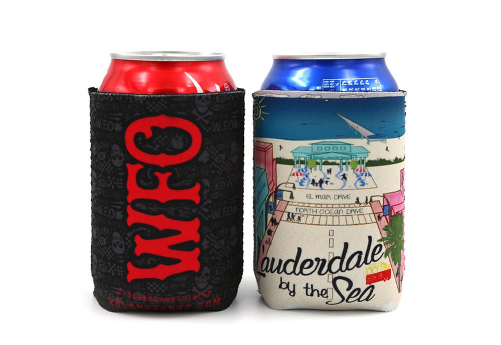 Hot Sale Promotional  Neoprene Can Cooler with Customized Logo Printing