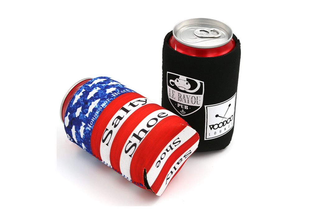 Hot Sale Promotional  Neoprene Can Cooler with Customized Logo Printing