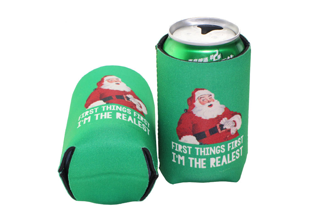Hot Sale Promotional  Neoprene Can Cooler with Customized Logo Printing