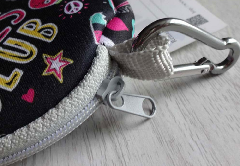 Promotional Neoprene Mini Coin Case,Sublimated Coin Purse ,Earphone Storage Case