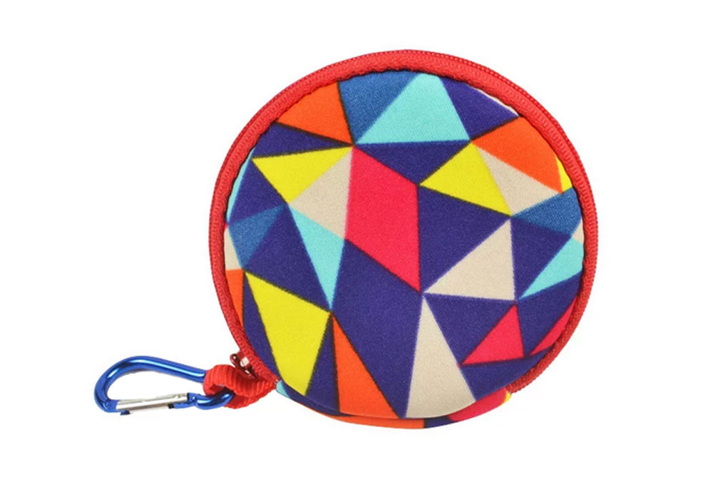 Promotional Neoprene Mini Coin Case,Sublimated Coin Purse