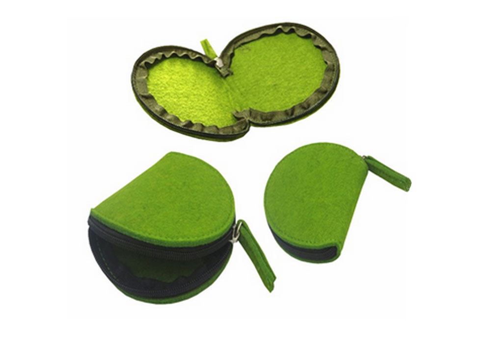 100% Polyester Felt Coin Purse