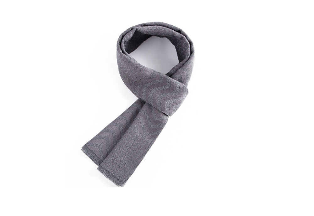 Men's Corrugated Warm Business Scarf