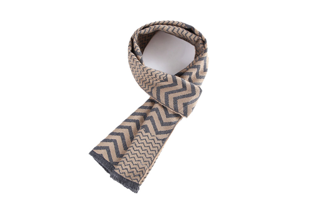 Men's Corrugated Warm Business Scarf