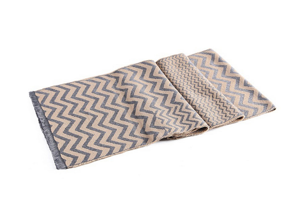 Men's Corrugated Warm Business Scarf