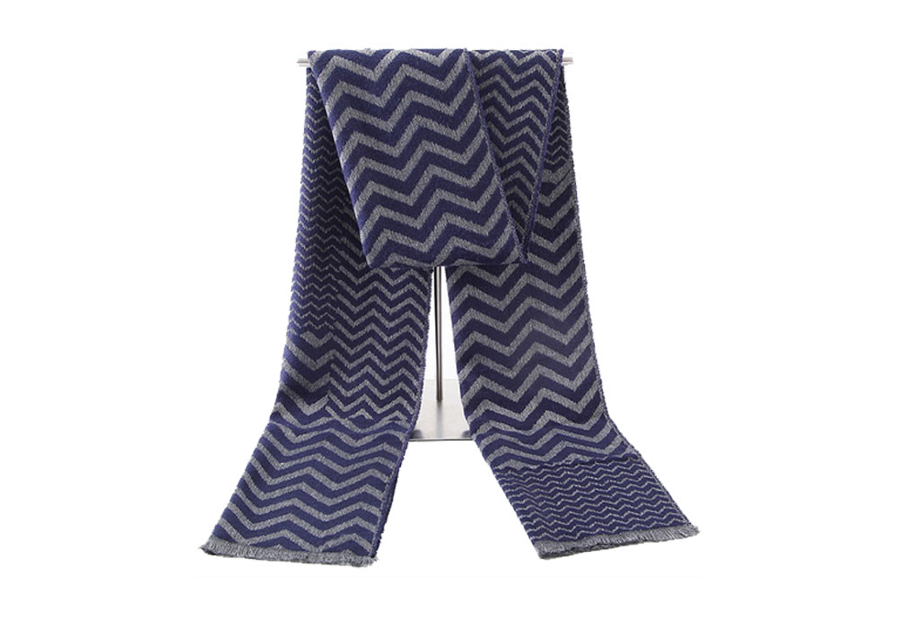 Men's Corrugated Warm Business Scarf