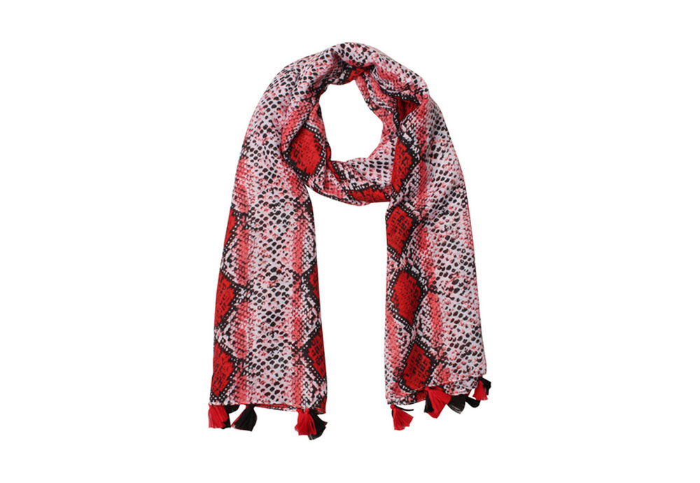 European and American Fashion Snake Pattern Scarf