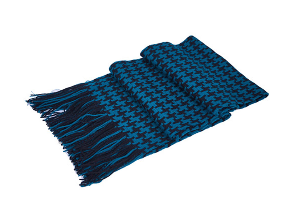 Men's Lattice Autumn and Winter Scarf