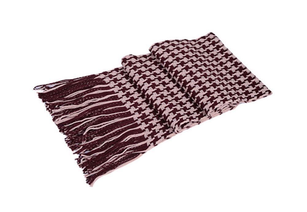 Men's Lattice Autumn and Winter Scarf