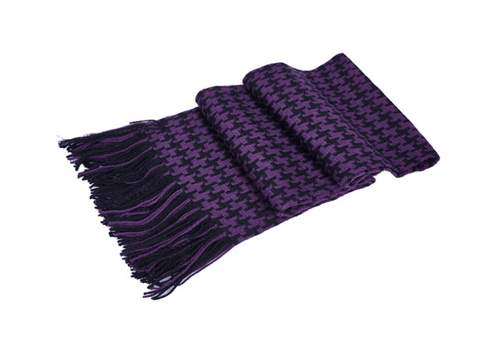Men's Lattice Autumn and Winter Scarf