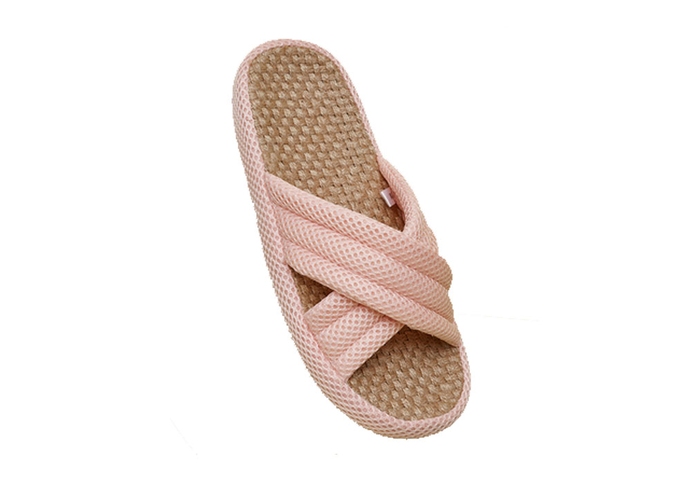 Homestay Cross Linen Slipper