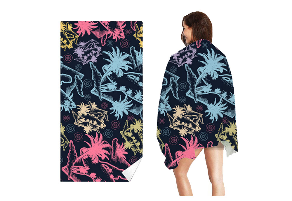 Nationalistic Microfiber Beach Towel