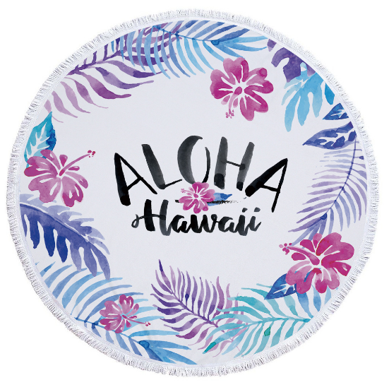 Round Microfiber Beach Towel