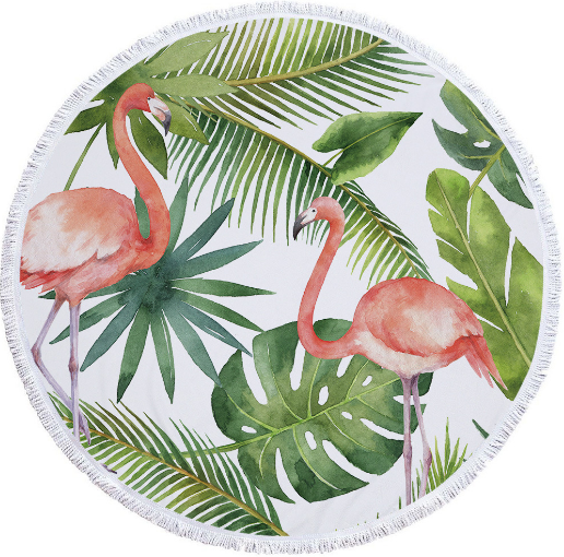 Round Microfiber Beach Towel