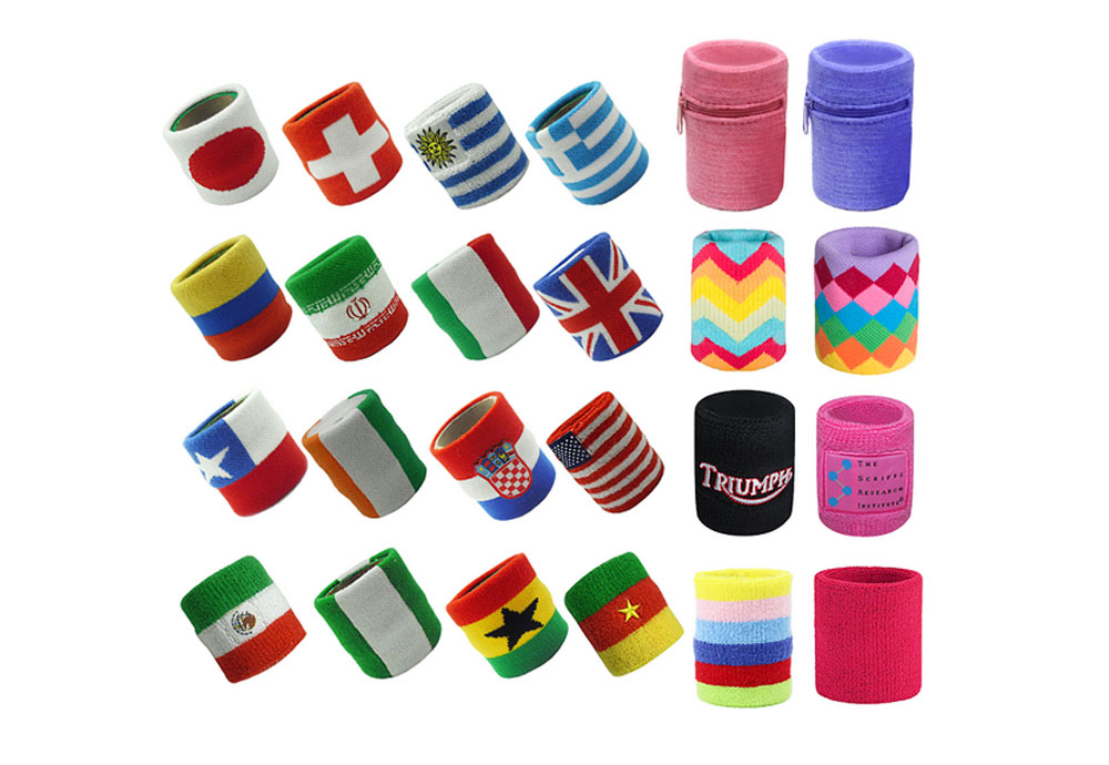 Zipper Pocket Sweatband and Wristband