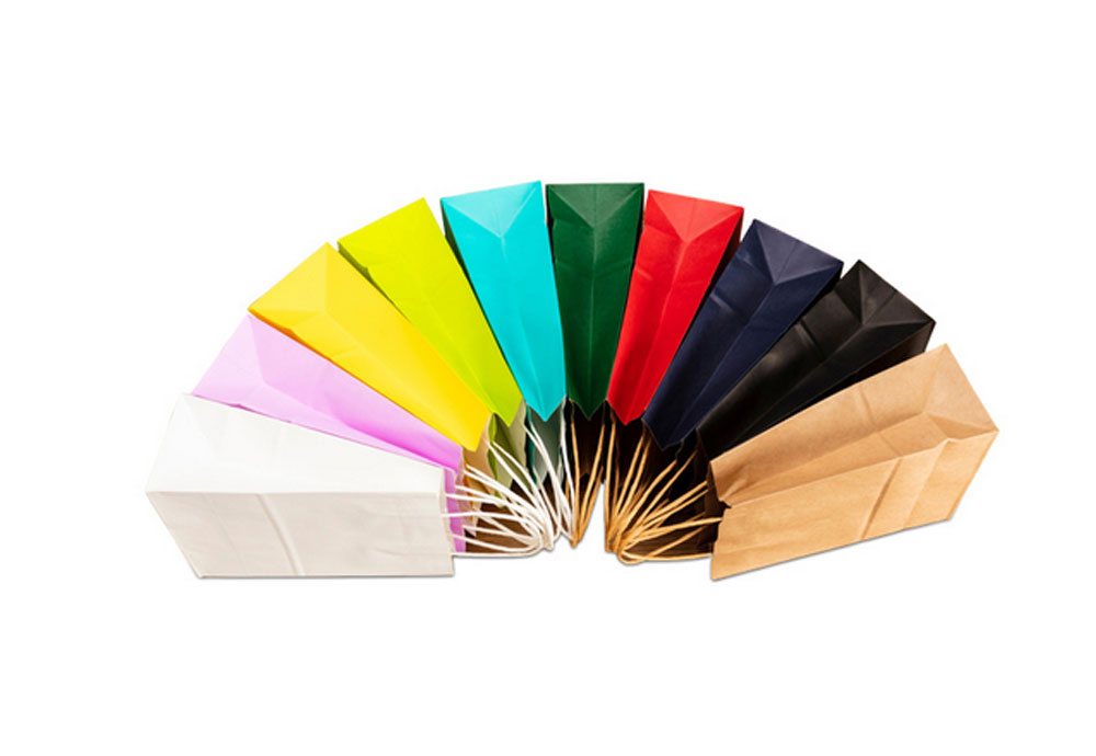 Recyclable Kraft Paper Bag  with Handles