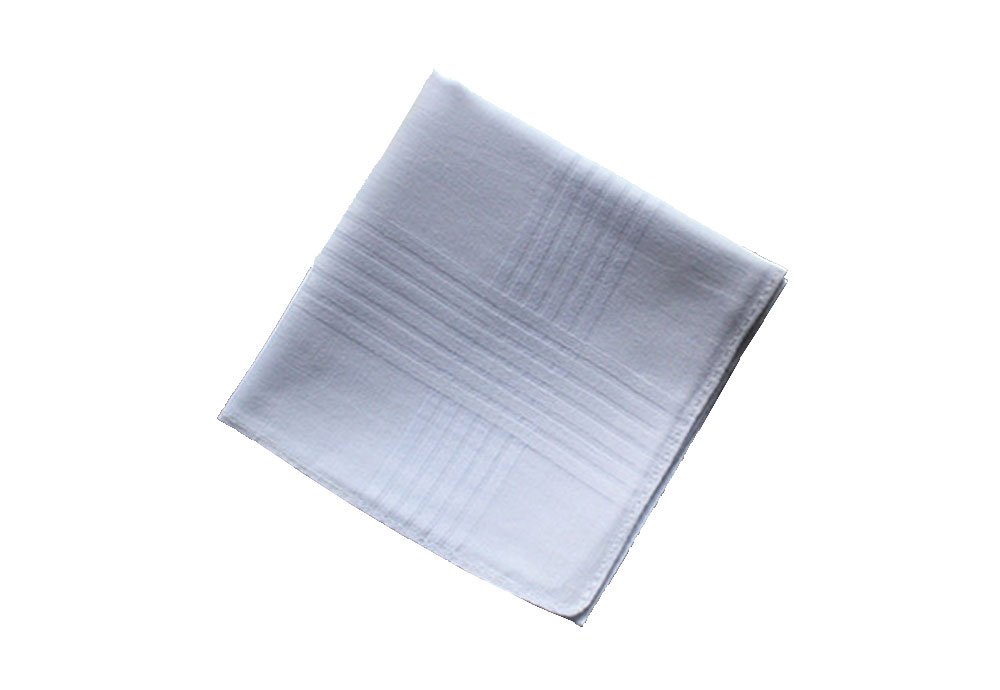 40*40cm 100% Cotton Men's Hankie