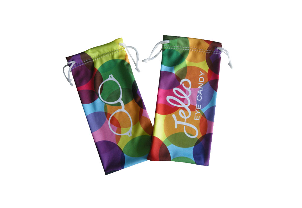 Microfiber Eyeglasses Drawstring Pouch