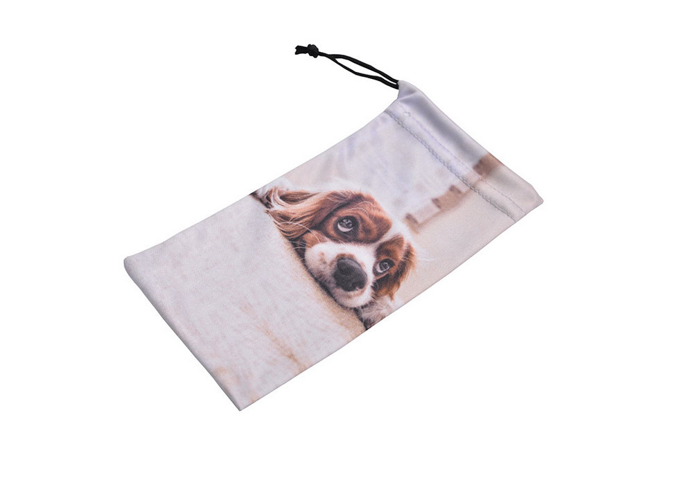 Microfiber Eyeglasses Drawstring Pouch