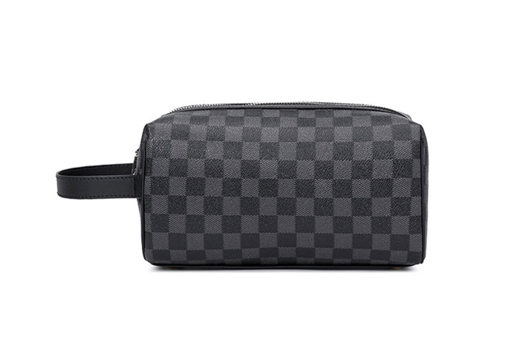 Mens Fashion  Wash Bag with High Quality Waterproof PU leather.