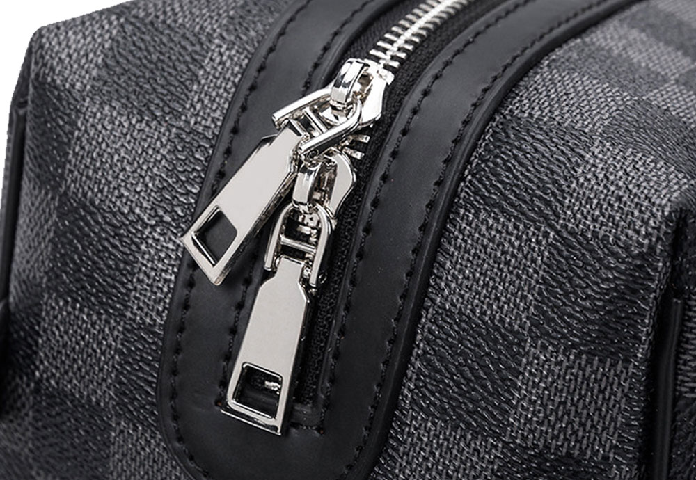 Mens Fashion  Wash Bag with High Quality Waterproof PU leather.