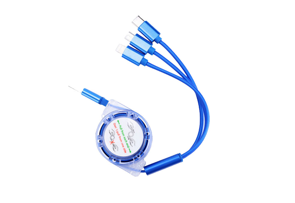 Retractable Multi USB Charging Cable