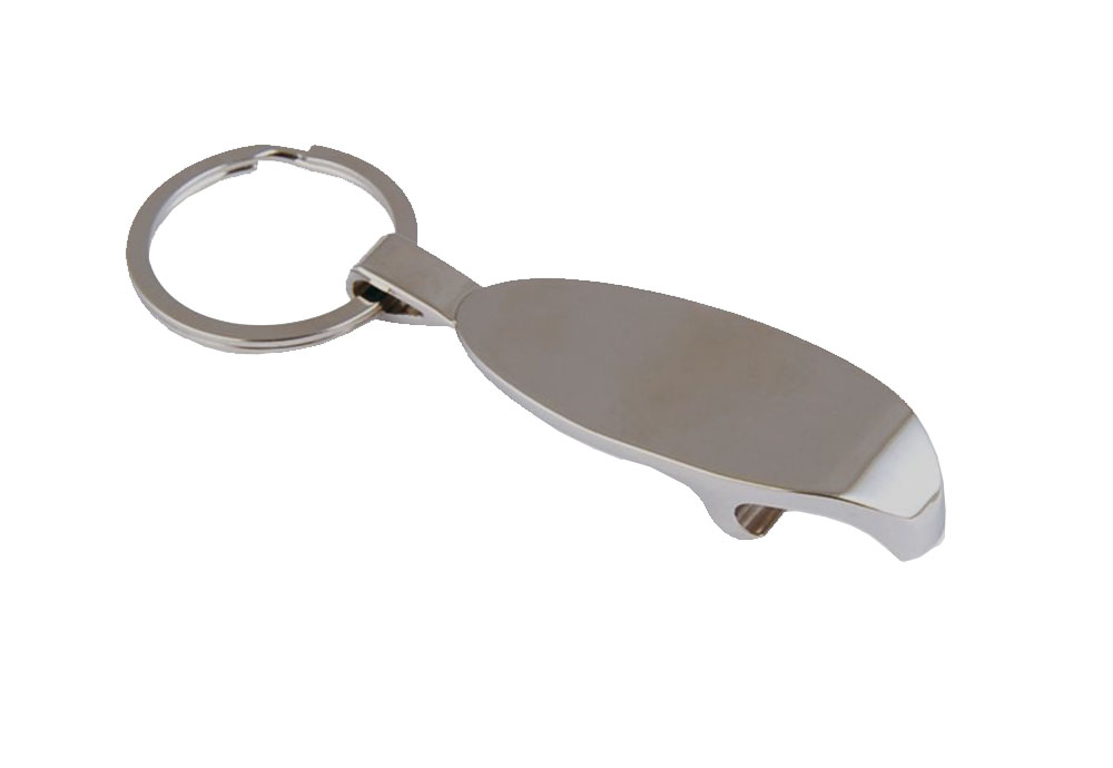 Metal Opener with Key Ring
