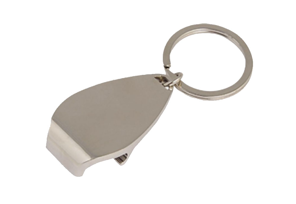 Metal Opener with Key Ring