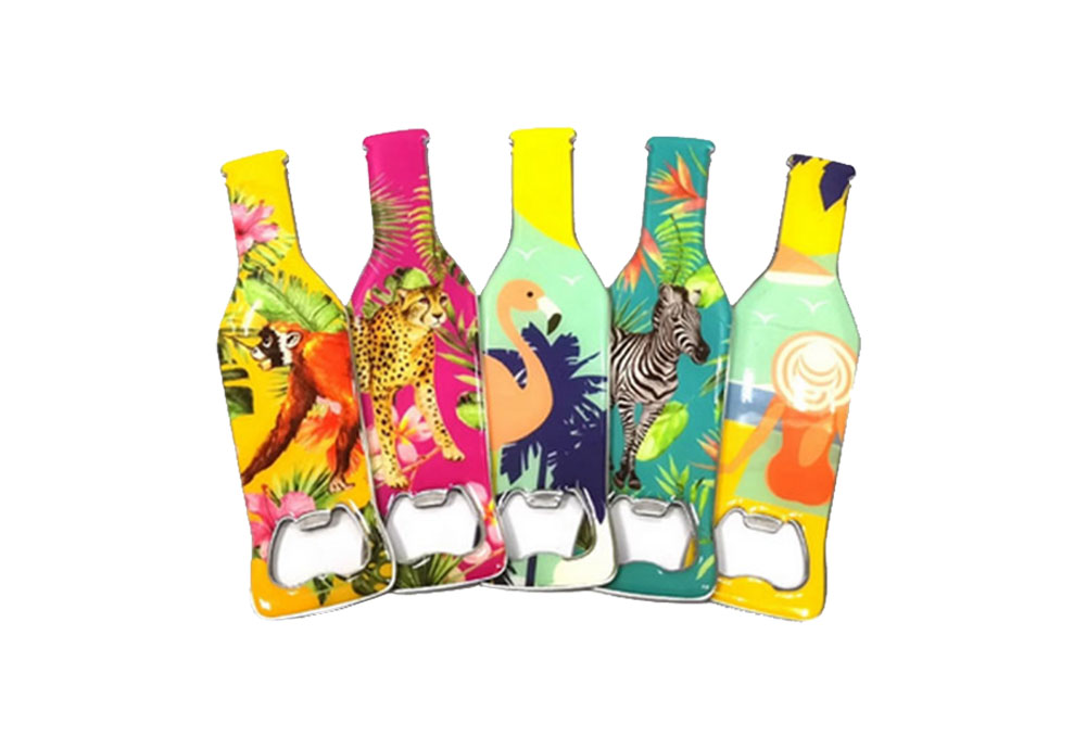 Sublimation Different Shapes Four Leaf Clover Flower Gold Animal Colored Beer Bar Bottle Opener
