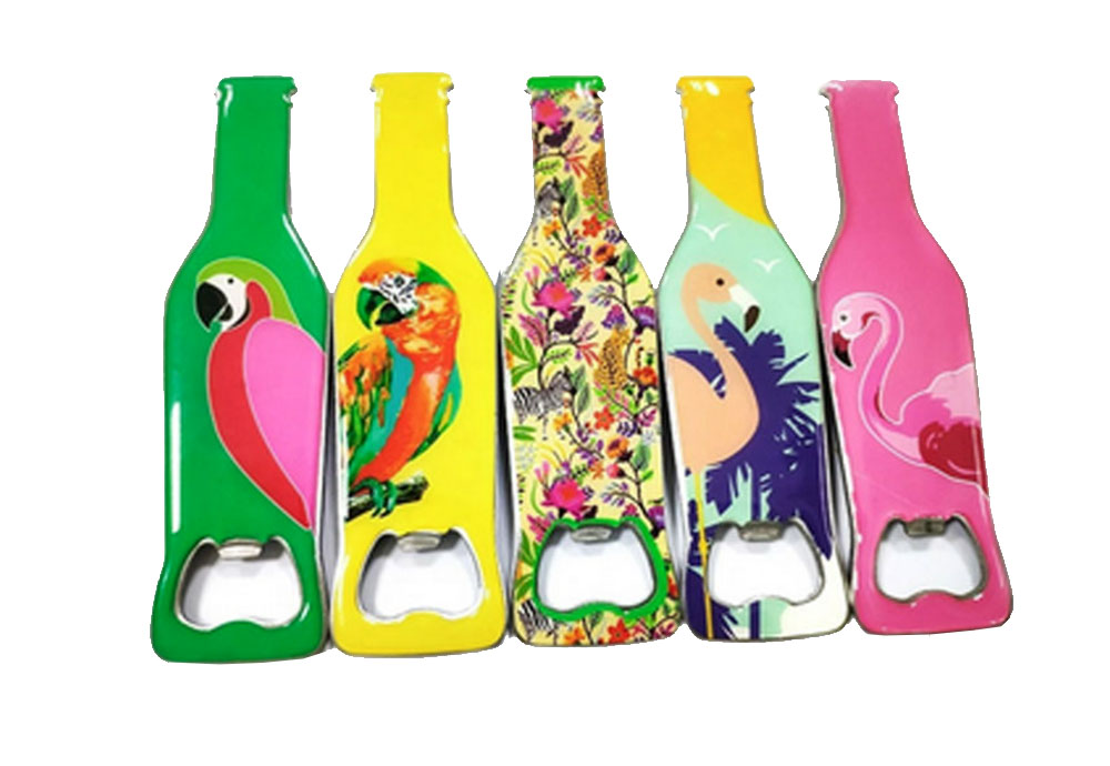 Sublimation Different Shapes Four Leaf Clover Flower Gold Animal Colored Beer Bar Bottle Opener