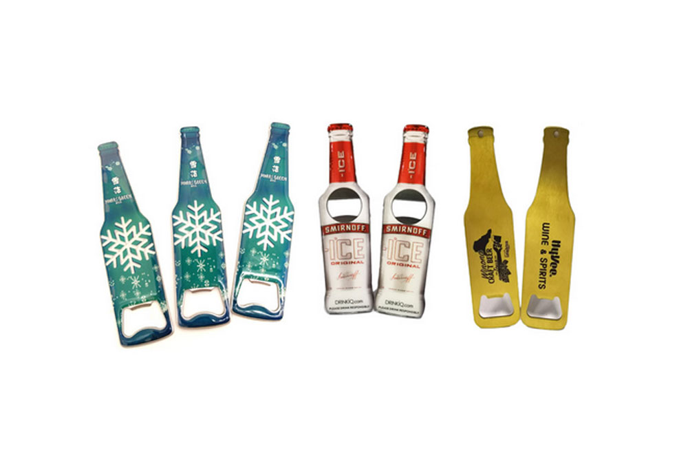 Sublimation Different Shapes Four Leaf Clover Flower Gold Animal Colored Beer Bar Bottle Opener