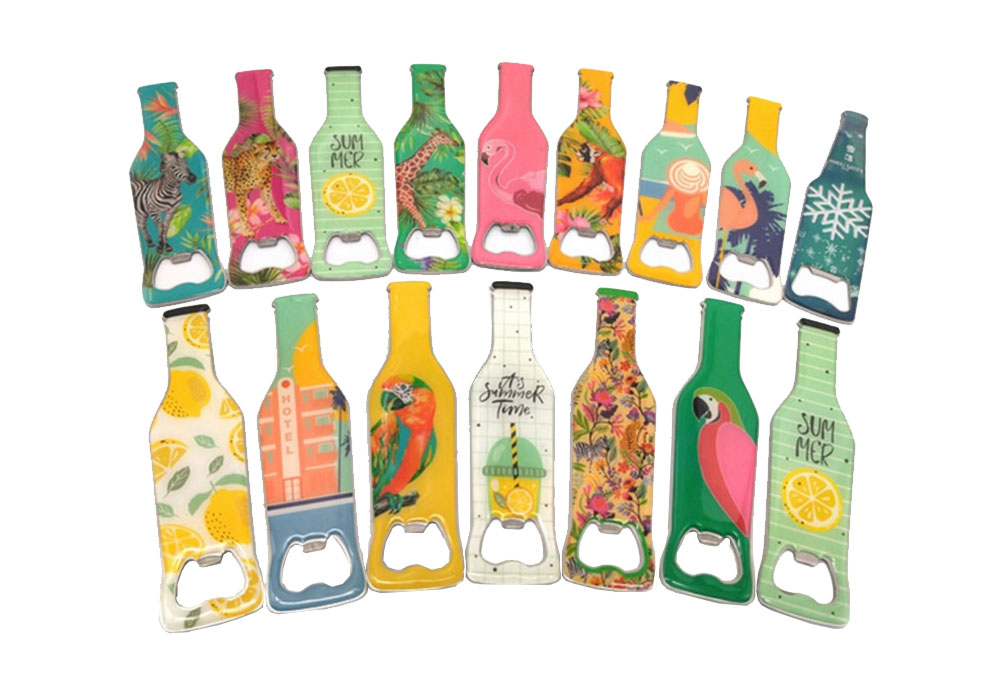 Sublimation Different Shapes Four Leaf Clover Flower Gold Animal Colored Beer Bar Bottle Opener