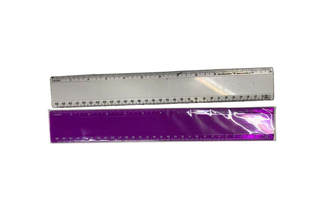 Promotional Transparent PS Material Clear Scale Straight Ruler