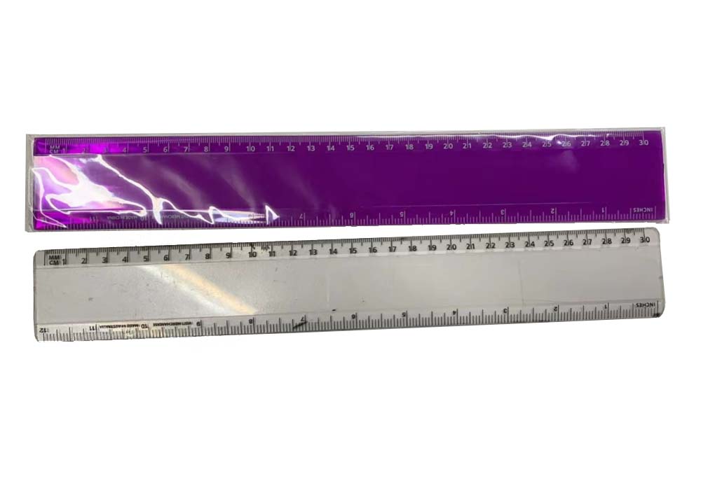 Promotional Transparent PS Material Clear Scale Straight Ruler