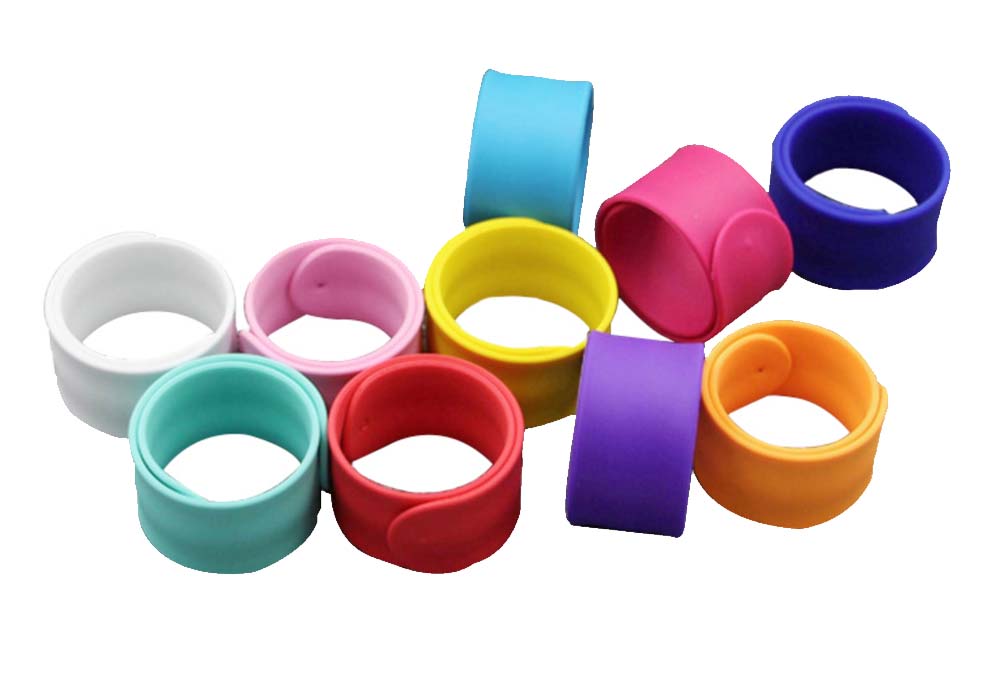 Plastic flexible magnetic rulers Silicone Ruler slap bracelet