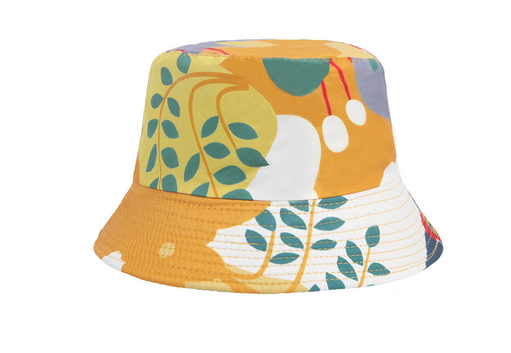 European and American New Printed Double Sided Bucket Hat