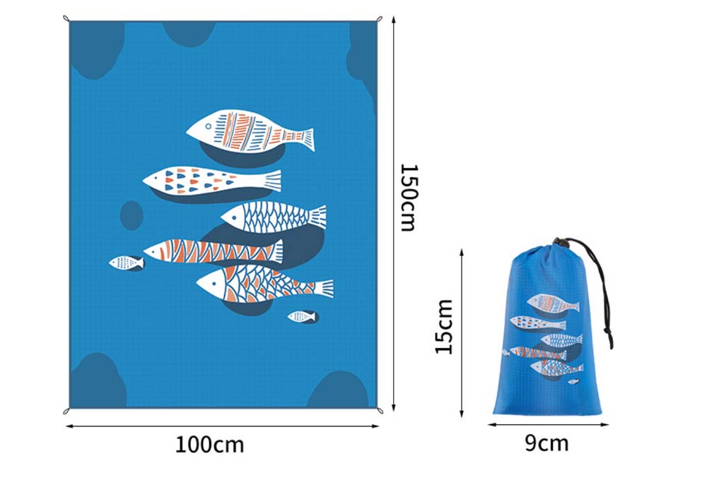 Small and Portable Waterproof Outdoor Beach Mat