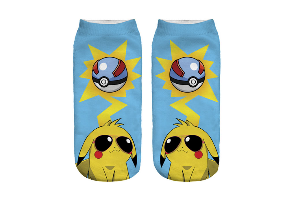 3D Digital Printed Kids Short Socks