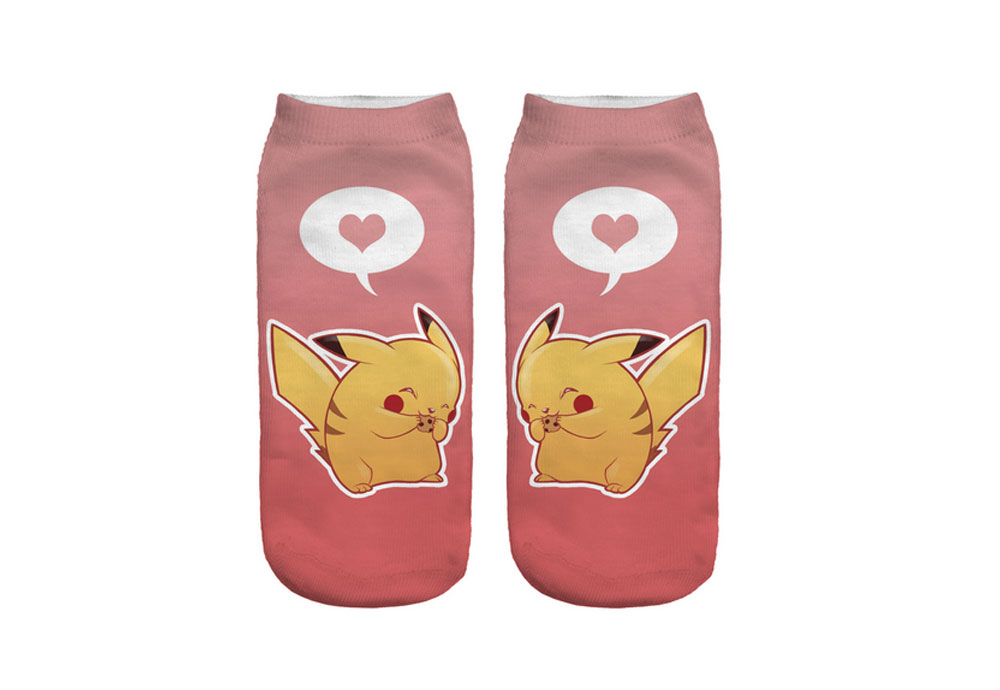 3D Digital Printed Kids Short Socks